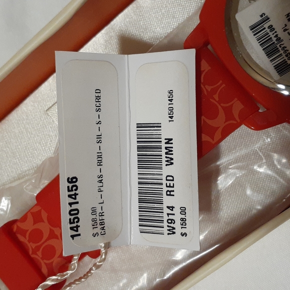 Coach Resin Watch-Red - Picture 5 of 6